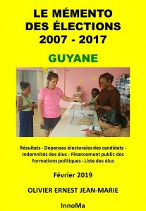 19 01 16 COUVERTURE  MEMENTO ELECTIONS GUYANE A4 KINDLE