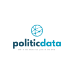 Logo Politic data - BLEU